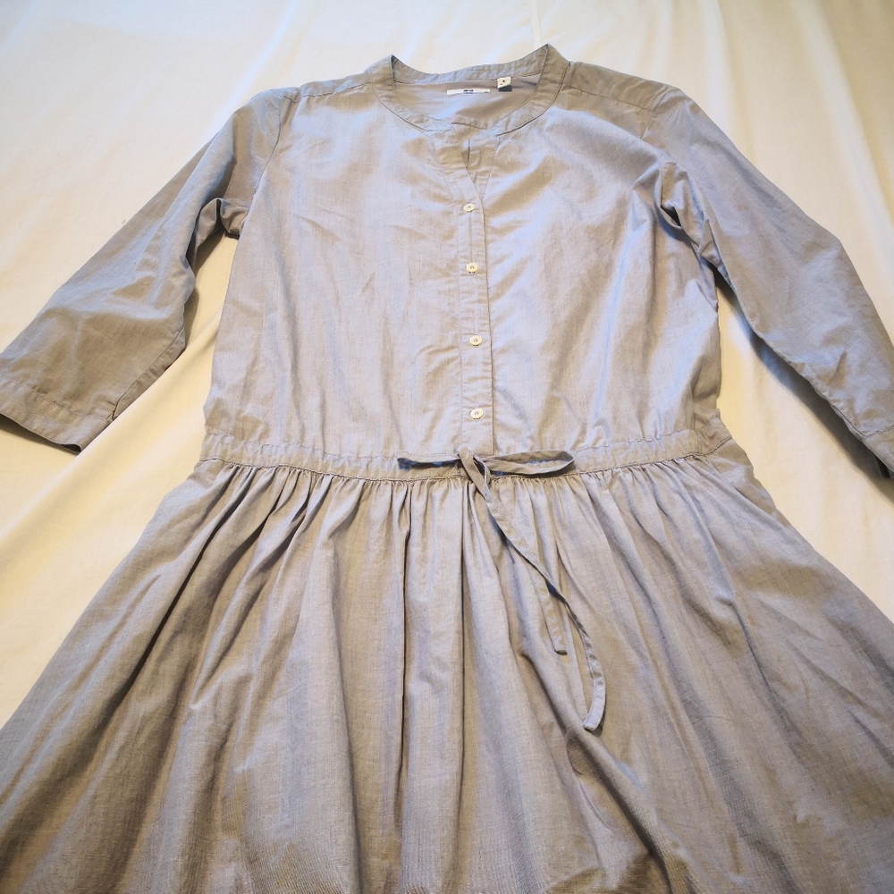 Uniqlo 3/4 sleeve  shirt dress
